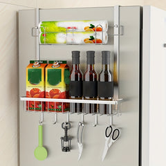 Nali Kitchen Refrigerator Storage Rack Hanging Stainless Steel Side Hook