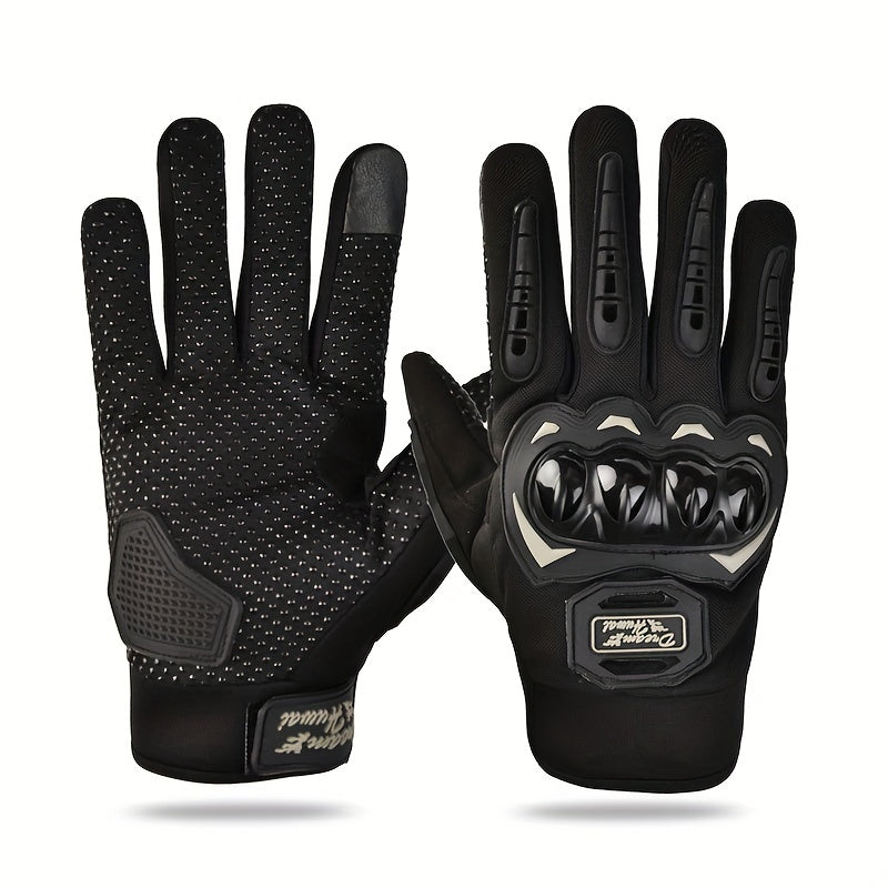 Breathable Non Slip Motorcycle Riding Gloves with Touch Screen - 1 Pair