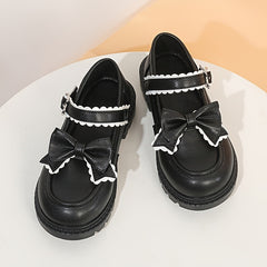 Vintage Bowknot Loafer Shoes Lightweight Comfortable Flat Shoes