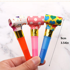 10pcs Plastic Whistle Birthday Party Event Aid Props Random