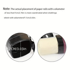 Telescopic Storage Tube Plastic Painting Tube 7.2in Inner Diameter