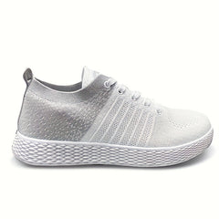 Men's Breathable Slip On Knit Sneakers Casual Outdoor Walking Shoes