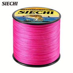 SIECHI 8 Strand PE Fishing Line 300m Pink