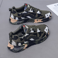 Men's Camo Lightweight Running Shoes Breathable Outdoor Sneakers
