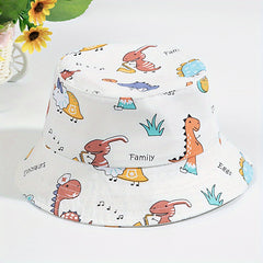 Kids Bucket Hat Cartoon Sun Protection Hat