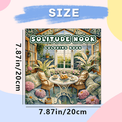 Cozy Corner Adult Coloring Book 22 Pages 20x20 cm Deluxe Edition
