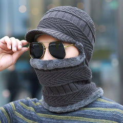 Winter Riding Hat with Fleece Lining and Ear Protectors