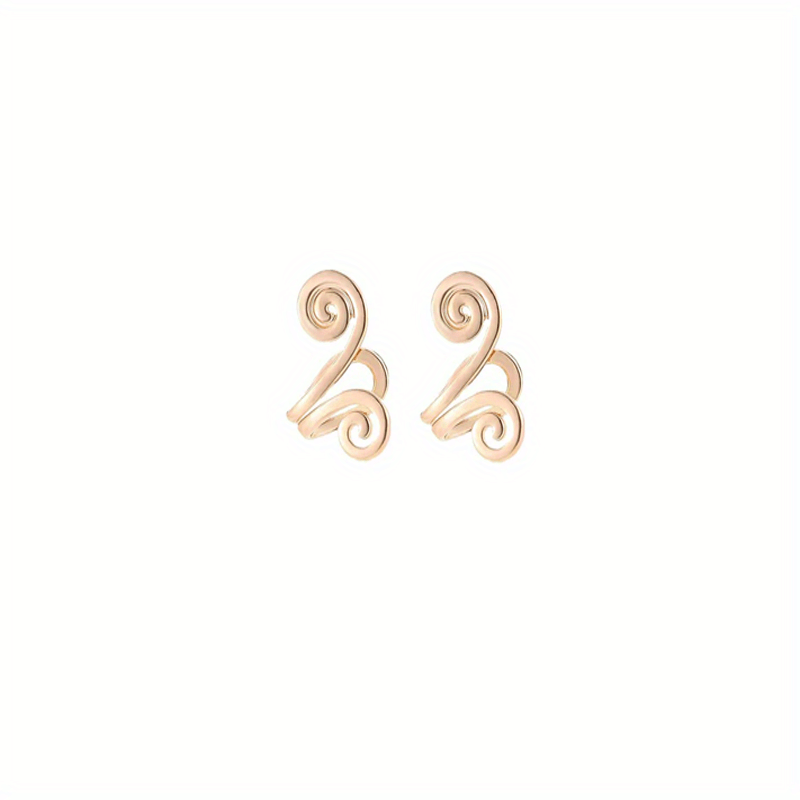 Irregular Shape Ear Cuff Twisted Earring - No Piercings