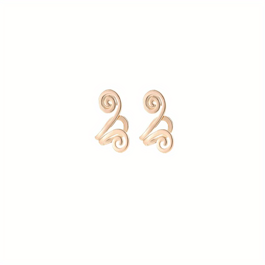 Irregular Shape Ear Cuff Twisted Earring - No Piercings