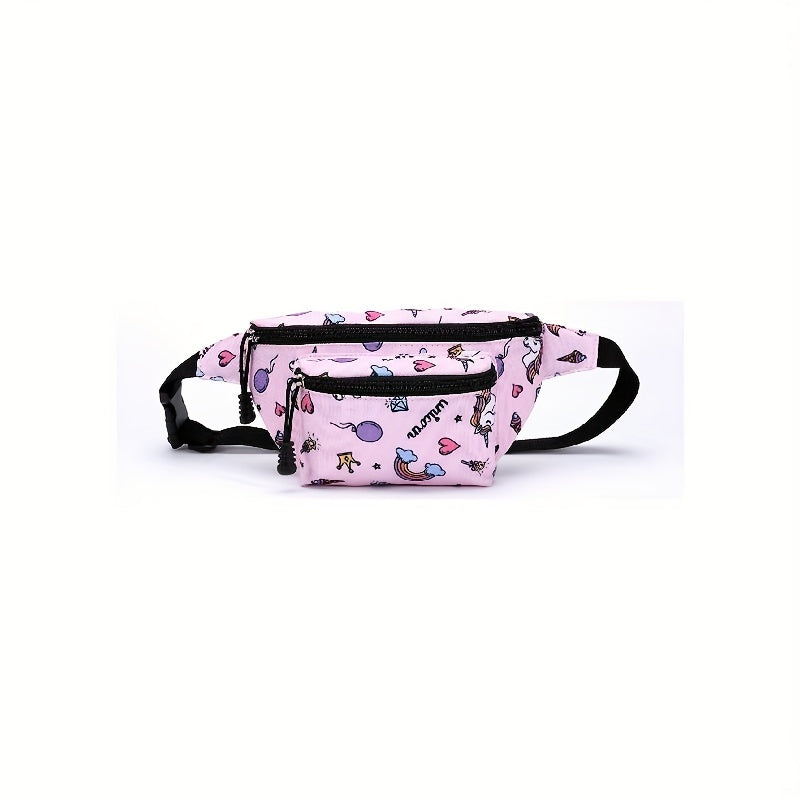 Kids Fanny Pack Unicorn Bag for Little Girls School Travel Bag