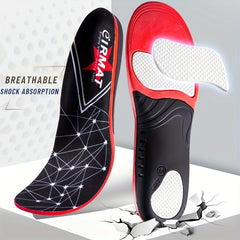 Orthopedic Insoles PU Gel Shock Absorption Health Sole Pad Arch Support