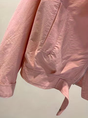 Solid Zip Up Jacket Long Sleeve Outerwear With Pockets