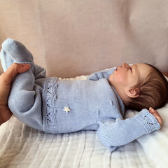 19inch Finished Reborn Doll Lifelike Soft Touch 3D Skin Hand Root Hair Visible