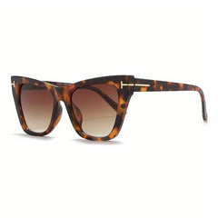 Vintage Cat Eye Sunglasses Large Frame Stylish UV400 Sunshade Eyewear