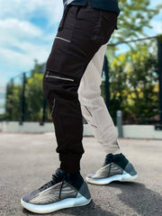 Block Reflective Trim Cargo Pants Men s Casual Outdoor Activities