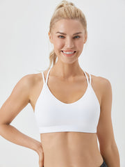 Backless Yoga Sports Bra for Solid Workouts