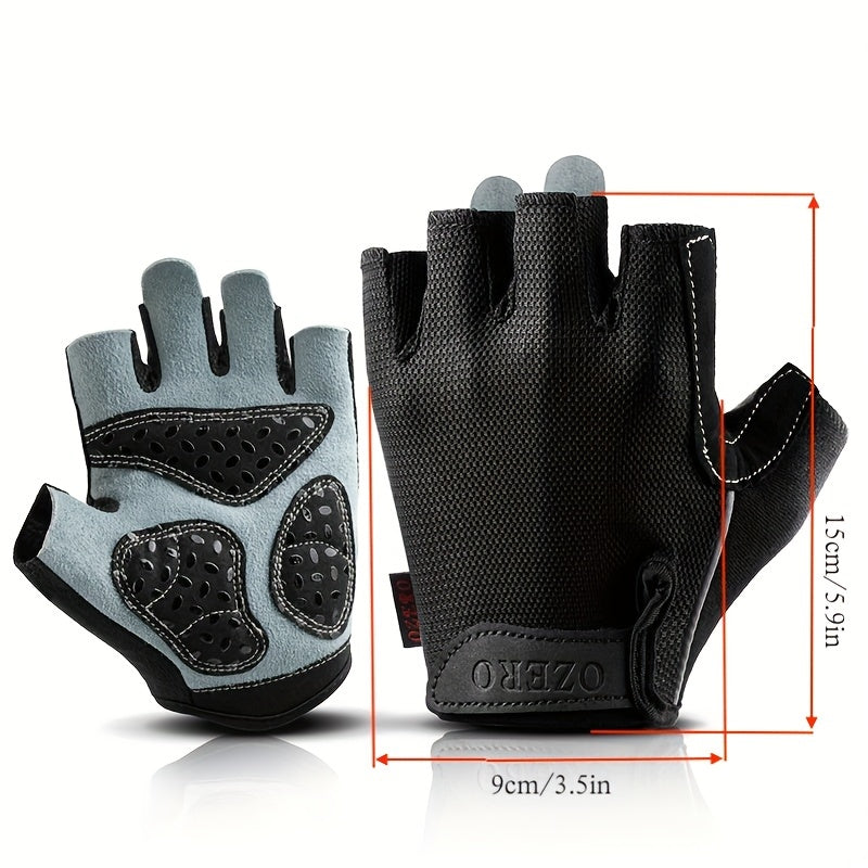 Men's Summer Cycling Gloves Anti-slip Half-finger Fitness Yoga