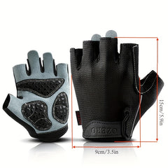 Men's Summer Cycling Gloves Anti-slip Half-finger Fitness Yoga