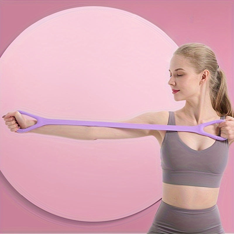8 Shape Yoga Tension Strap Silicone Resistance Rope