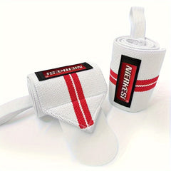 High Density Knitted Stripes Wrist Guard Wrist Wraps For Fitness