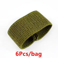 6x Elastic Belt Keepers Strap Organizer for Wide Belts Backpack Holder