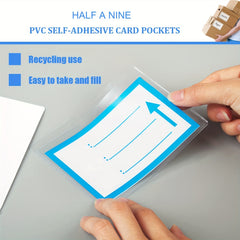 30 Self Adhesive Index Card Pockets - Keep Your Index Cards Organized
