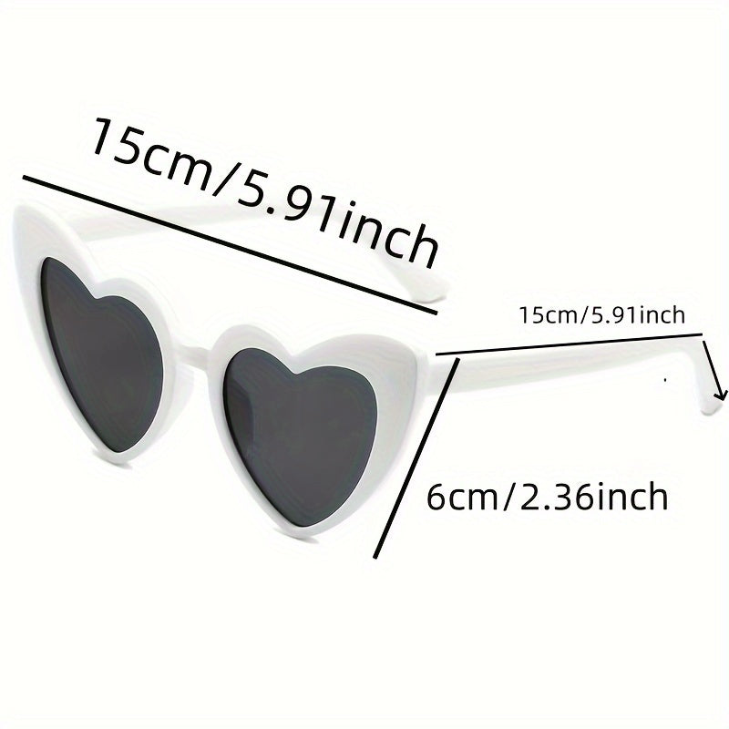 Romantic Bride Accessories Feather Folding Fan Heart Shaped Glasses