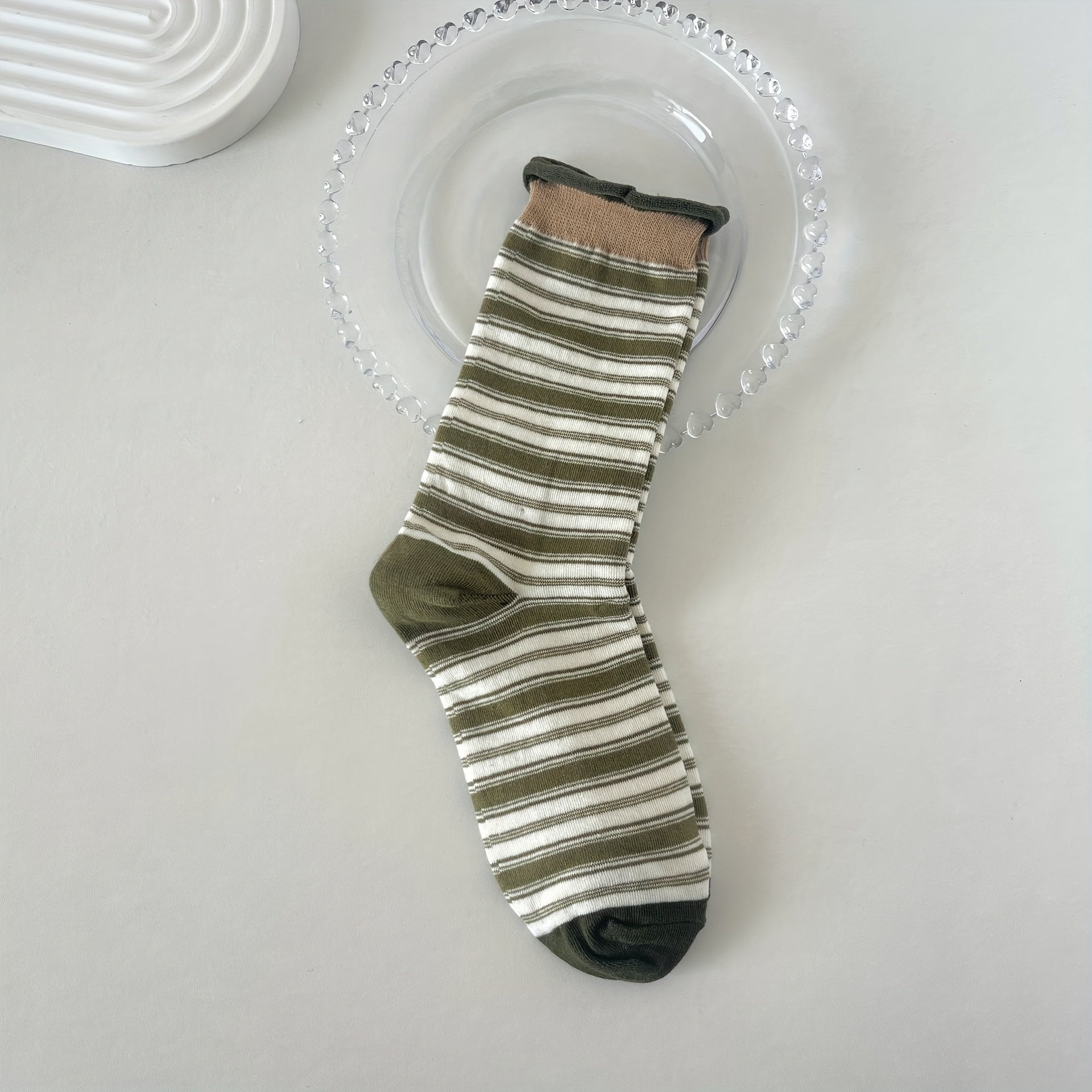 Striped Curling Socks Women's Stockings