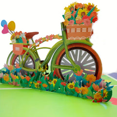 3D Popup Card w/ Note & Envelope - Birthday Mother's Father's Graduation