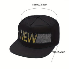 Street Dance Flat Brim Hat Baseball Cap For Couple