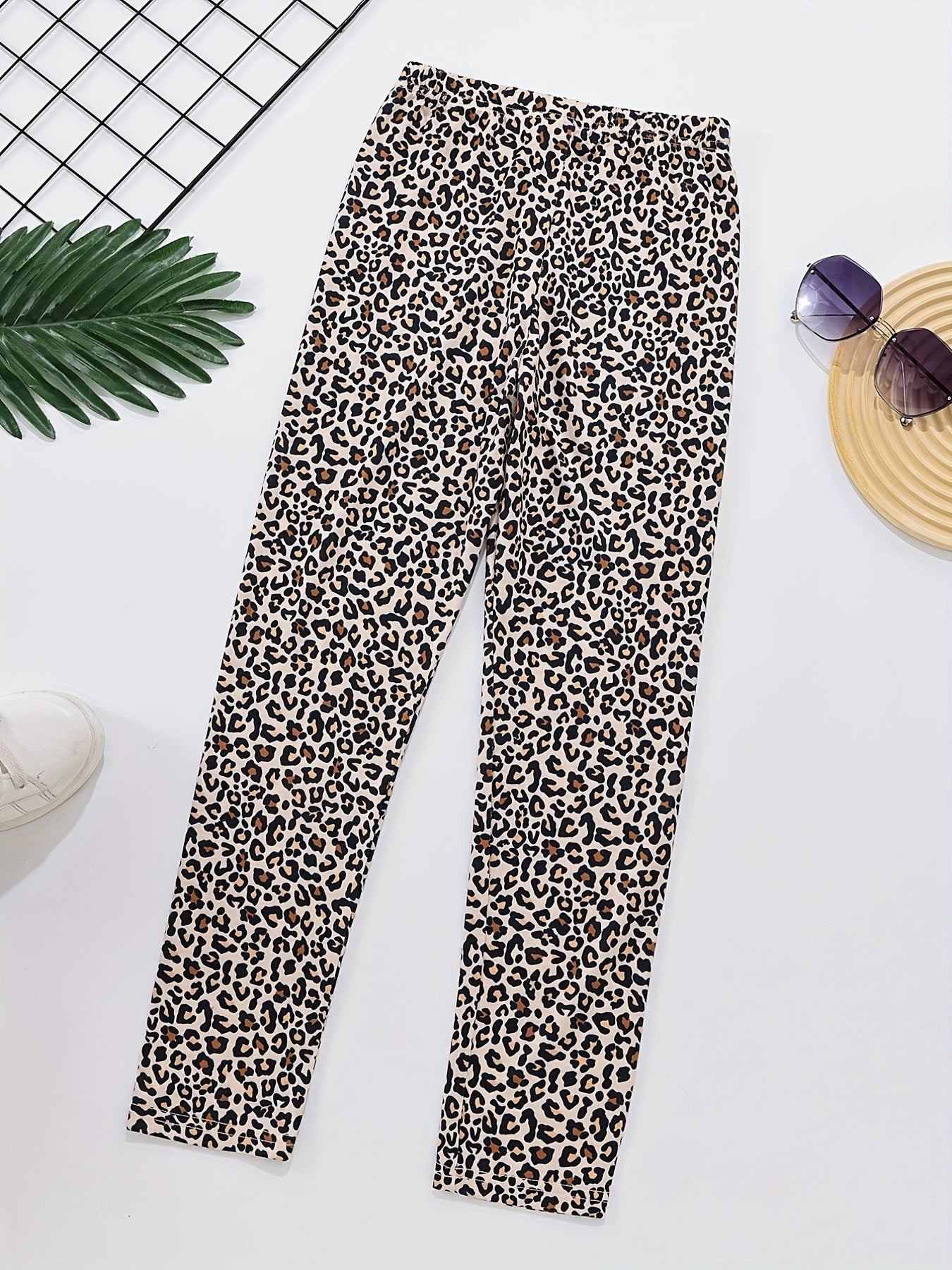 Animal Print Leggings for Girls Stretchy Yoga Pants