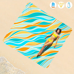 Large Waterproof Beach Blanket for Outdoor Travel Camping Picnic