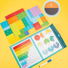 Magnetic Math Toy Workbook, Addition & Subtraction Shapes Puzzle