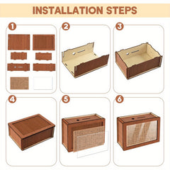 Wooden Savings Bank with Counter Reusable Money Box for Adults