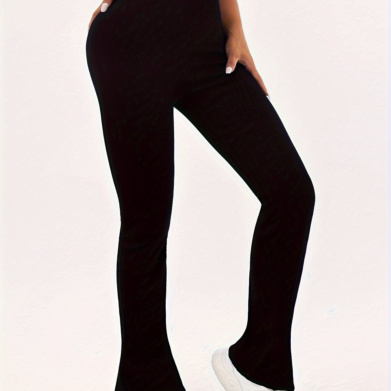 Flared Leg High Waisted Sports Pants