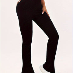 Flared Leg High Waisted Sports Pants
