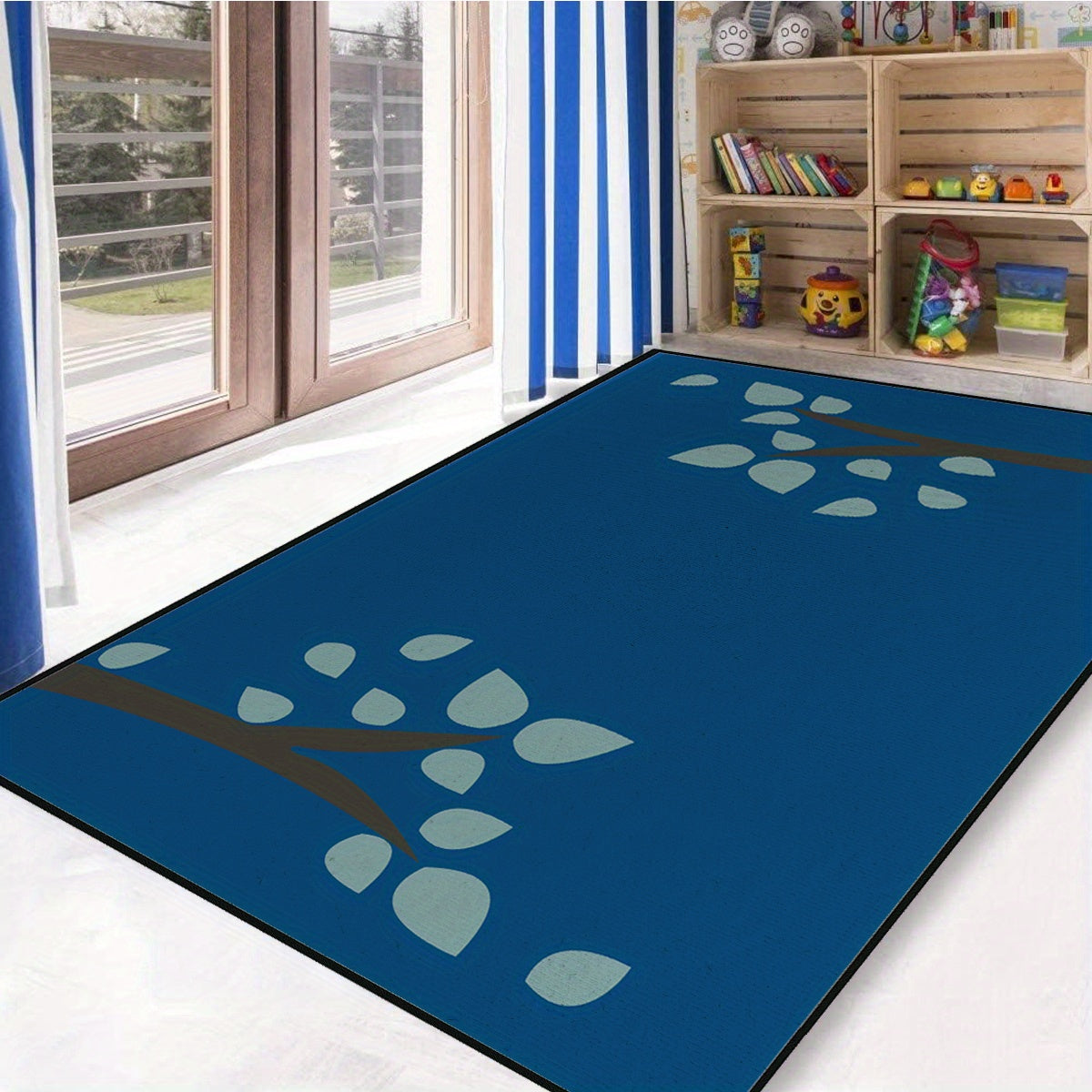 Kids Classroom Rug Anti-slip TPR Children's Area Mat