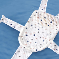 Infant Bath Tub Mesh Pad with 5 Point Hanging Design