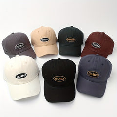 Circle Letter Embroidery Baseball Cap Light Specific Gravity Breathable Sun Hat