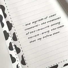 B5 Milk Puppy Paper Notebook Cow Spots Sticky Memo Pad Tearable Material