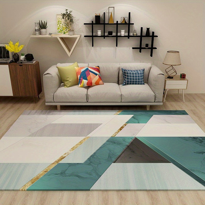 Floral Print Area Rug Anti Fatigue Soft and Comfortable