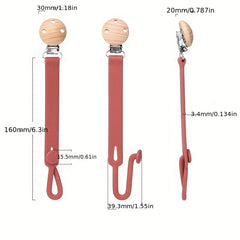 Baby Pacifier Chain Anti-loss Strap Silicone Teether Chain Holder
