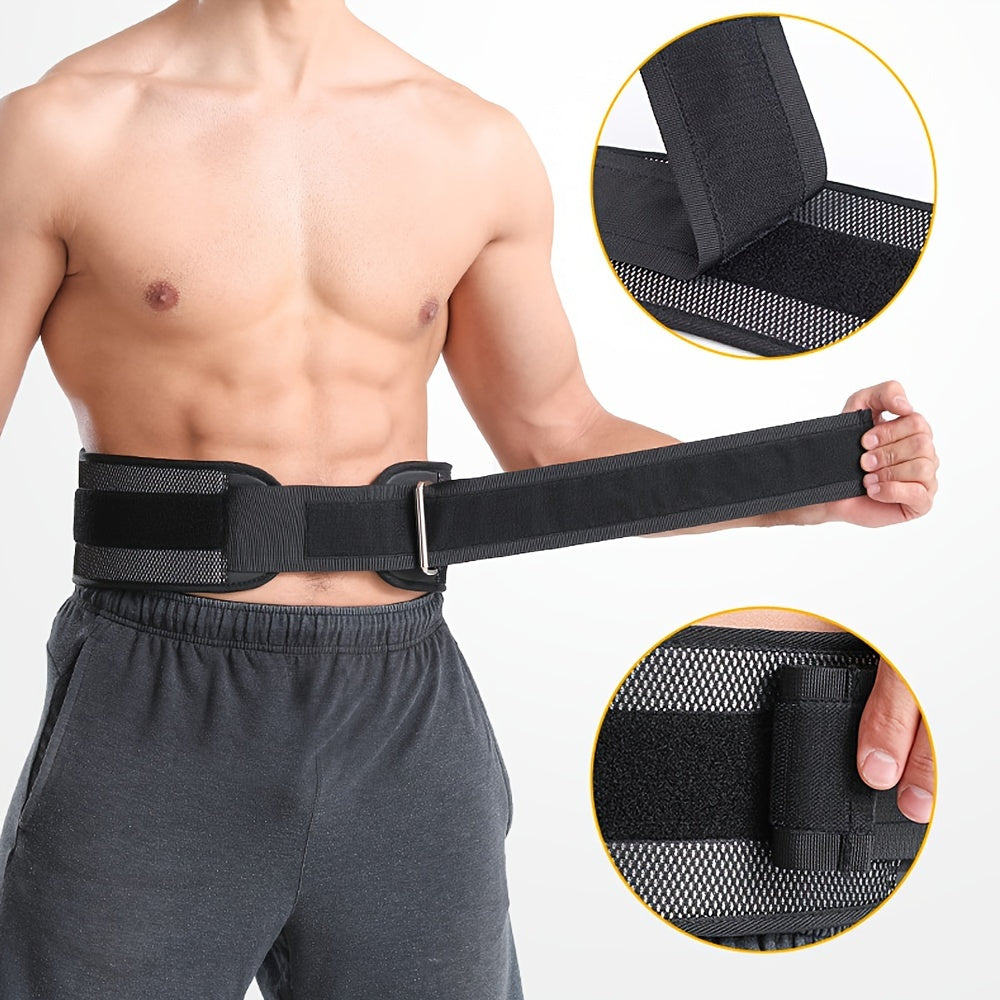Sports Fitness Belt Weightlifting Squat Waist Support Tummy Control
