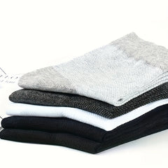 Solid Summer Thin Quarter Socks Breathable Sweat-absorbing Sports Socks