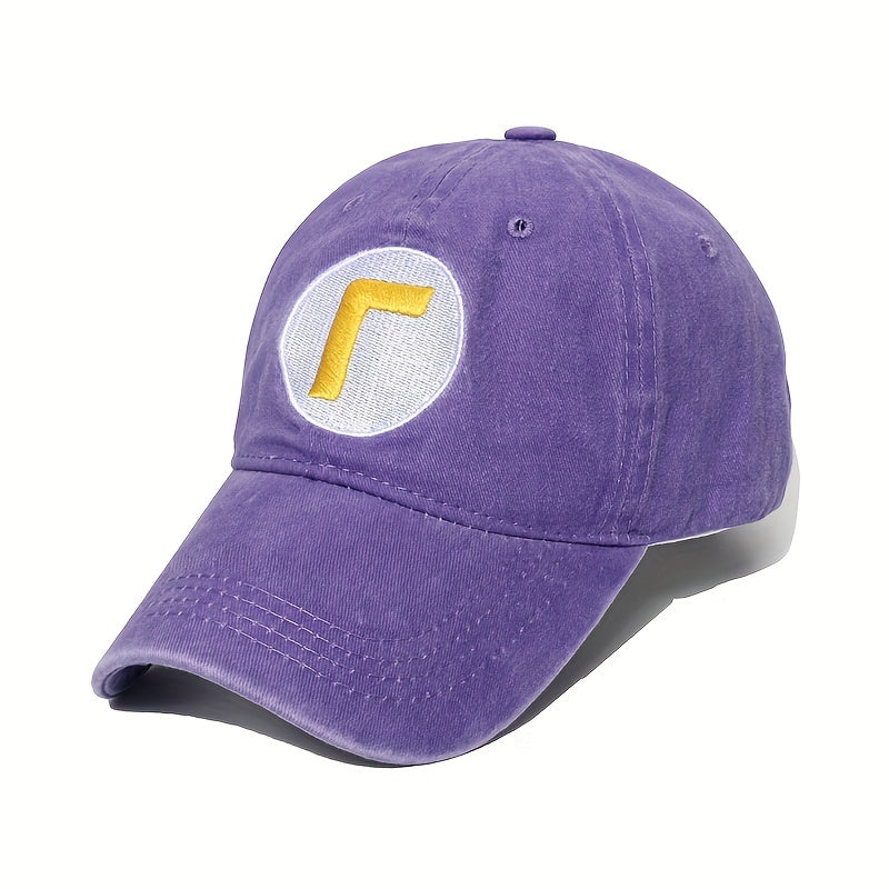 Unisex Anime Baseball Cap LMW Embroidery Distressed Dad Hat