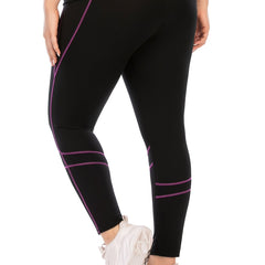Yoga Leggings With Pocket Women's Plus Stretch Workout Leggings