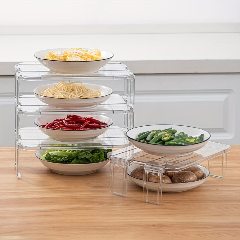 Refrigerator Organizer Shelf Fridge Storage Rack Clear Multilayer Container