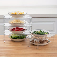 Refrigerator Organizer Shelf Fridge Storage Rack Clear Multilayer Container