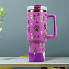 40oz Cat Claw Insulated Tumbler Stainless Steel