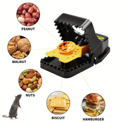 Quick Effective Mouse Traps for House - Indoor Safe Mousetrap - Family Rat Trap